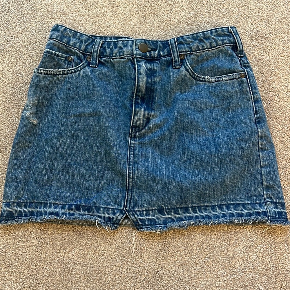 Free people size 2 jean skirt